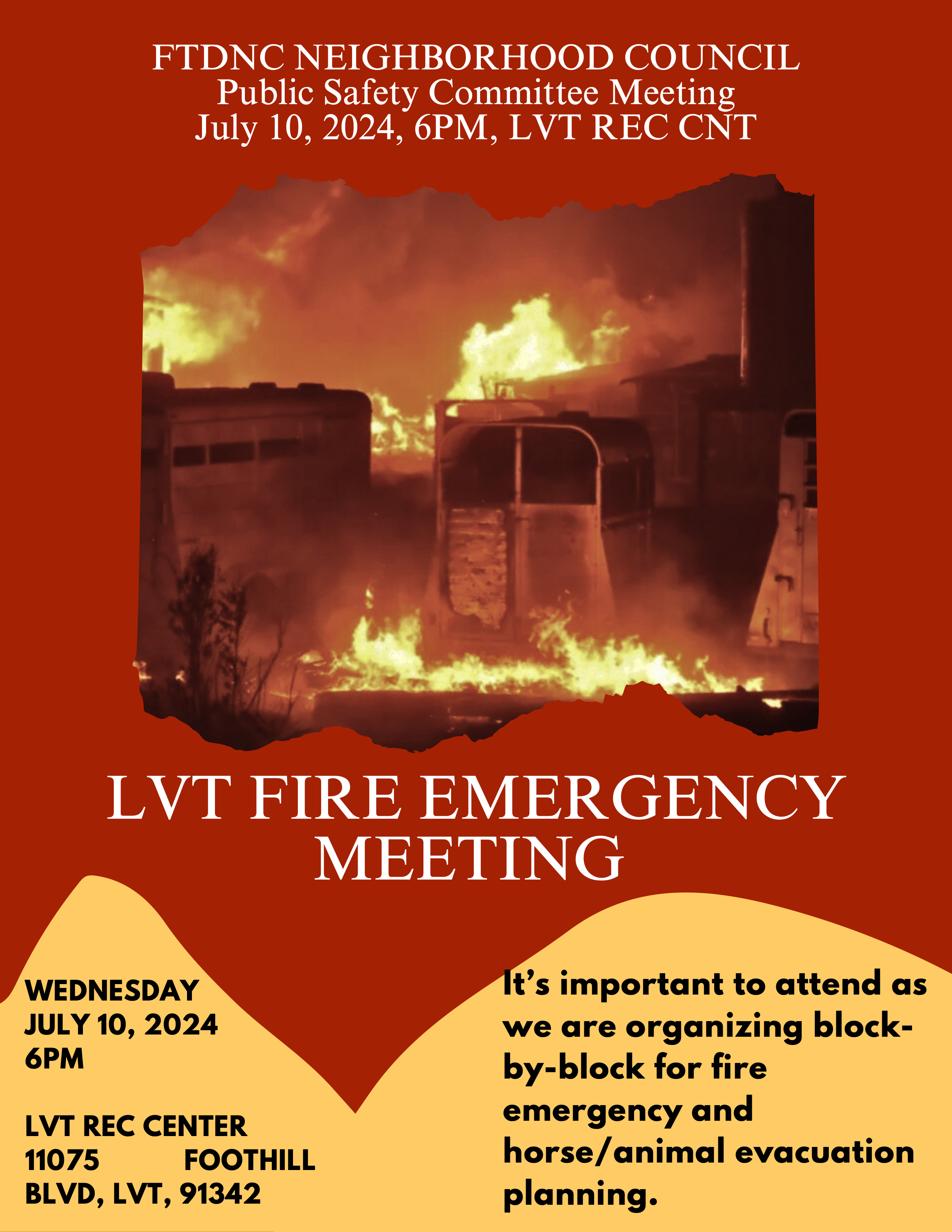 LVT Fire Disaster Prep